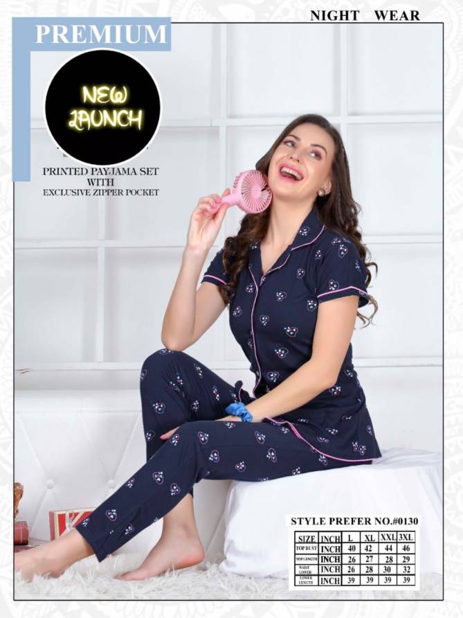 Summer Special A0130 Printed Night Suits Catalog
